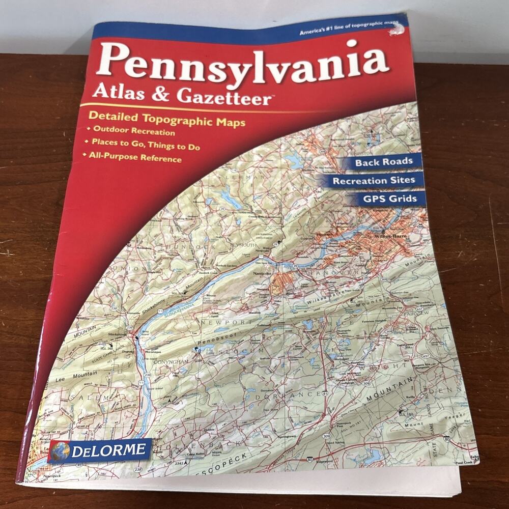 DeLorme Pennsylvania Atlas & Gazetteer Topographic Maps Atlas EN